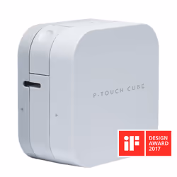 Brother PT-P300BT - P-touch Cube - étiqueteuse compacte, TZe, Thermique directe, 180 x 180 DPI, 20 mm/sec, AAA, Blanc