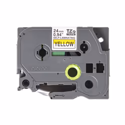 Brother TZe-SL651, PT-D800W PT-E550WVP PT-P900W PT-P950NW, Noir, Jaune, 2,4 cm, 8 m, Blister