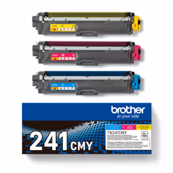 Brother TN-241CMY Cartouche de toner 3 pièce(s) Original Cyan, Magenta, Jaune - Vue supplémentaire 4