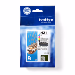 Brother LC-421VAL, Rendement standard, 200 pages, 200 pages, 4 pièce(s), Multi pack