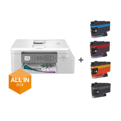 Brother MFC-J4335DWXL - Imprimante jet d'encre multifonction couleur 4-en-1 All in Box pour le télétravail - Éligible au forfait EcoPro