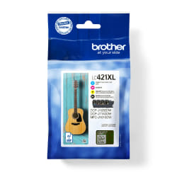 Brother LC421XLVALDR cartouche d'encre 4 pièce(s) Original Noir, Cyan, Magenta, Jaune