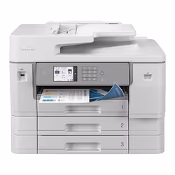 Brother MFC-J6957DW - Imprimante multifonction jet d'encre couleur A3 professionnelle avec Wi-Fi et grande capacité d'entrée  ...