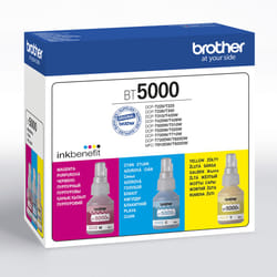 Brother BT5000CLVAL cartouche d'encre 3 pièce(s) Compatible Cyan, Magenta, Jaune