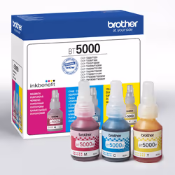 Brother BT5000CLVAL cartouche d'encre 3 pièce(s) Compatible Cyan, Magenta, Jaune
