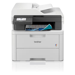 Brother DCP-L3555CDW - Imprimante multifonction laser 3-en-1 couleur A4 compacte et réseau Ethernet - Éligible au forfait EcoPro