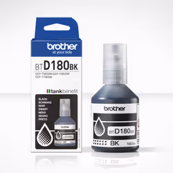 Brother BTD180BK Bouteille d'encre noire originale, Original, Noir, Brother, DCP-T580DW, DCP-T583DW, DCP-T780DW, 7500 pages,  ...