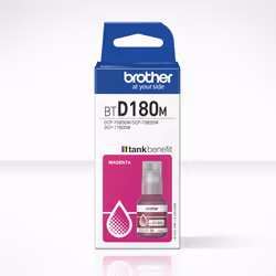 Brother BTD180M Magenta Bouteille d'encre originale, Original, Magenta, Brother, DCP-T580DW, DCP-T583DW, DCP-T780DW, 5000 pag ...