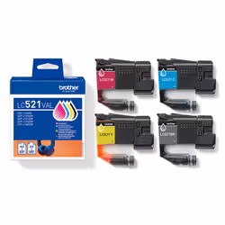 Brother LC521VAL Cartouche d'encre originale de - multipack