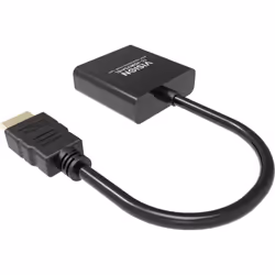 Vision TC-HDMIVGA/BL câble vidéo et adaptateur 0,23 m HDMI Type A (Standard) VGA (D-Sub) Noir - Vue supplémentaire 5
