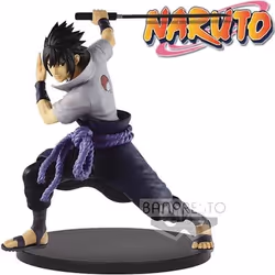 Figurine Naruto Shippuden - Uchiha Sasuke II Vibration Stars 17cm - PVC - Vendu sous boite carton