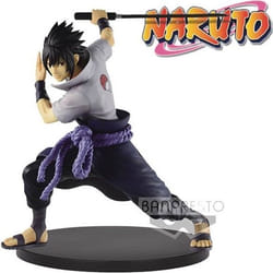 Figurine Naruto Shippuden - Uchiha Sasuke II Vibration Stars 17cm - PVC - Vendu sous boite carton