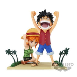 Figurine Educa Borras One Piece Wcf Log Stories Luffy Nami