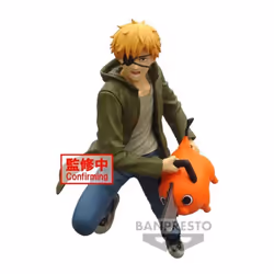 Figurine - Chainsaw Man - Denji & Pochita - 14cm - PVC - Vibration Stars