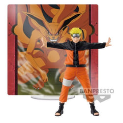 Figurine - Banpresto - Naruto Uzumaki - PVC - 13 cm - Renard à Neuf Queues