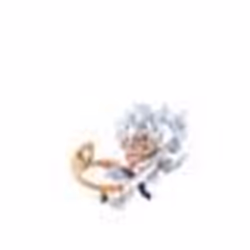 Figurine daction - BANPRESTO - Monkey D. Luffy Gear5 - 7 cm - Couleur Métallique Spéciale