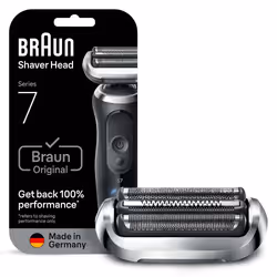 Braun Series 7 74 S, Tête de rasage, 1 tête(s), Noir, Acier inoxydable, 18 mois, Braun, Series 7