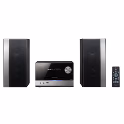 Pioneer X-PM12/MICRO, Système micro audio domestique, Noir, 1 disques, 76 W, 2-voies, 9 cm