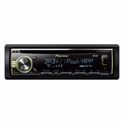 Pioneer DEH-X6800DAB, Noir, 1 DIN, 200 W, CD, CD-R, CD-RW, 1 disques, Amovible