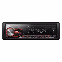 Pioneer MVH-280FD, Noir, 1 DIN, 400 W, Android, iOS, Amovible, AAC, MP3, WAV, WMA