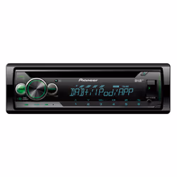 Pioneer DEH-S410DAB, Noir, 1 DIN, 50 W, AAC, MP3, WMA, WMV, LCD, 1 lignes