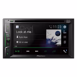 Pioneer AVH-A3200DAB, Noir, 2 DIN, 50 W, CD, DVD, 15,8 cm (6.2"), A2DP, AVRCP