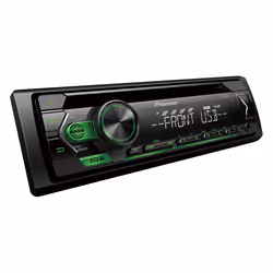 Pioneer DEH-S120UBG récepteur multimédia de voiture Noir