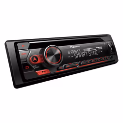 Pioneer DEH-S420BT récepteur multimédia de voiture Noir, Rouge 200 W Bluetooth