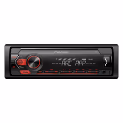 Pioneer MVH-S120UB, Noir, 1 DIN, 200 W, 4.0 canaux, 50 W, Android, iOS