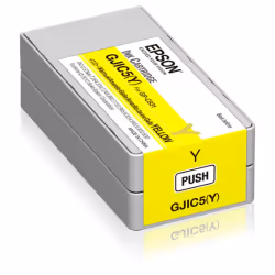 Epson GJIC5(Y): Ink cartridge for ColorWorks C831 (Yellow) (MOQ=10), Jaune, Encre à pigments, 1 pièce(s)