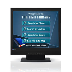 EIZO DuraVision FDS1721T écran plat de PC 17" TN Écran tactile Dessus de table Noir