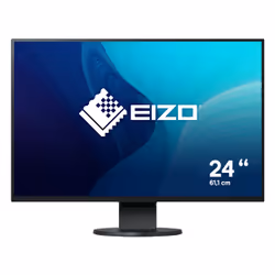 EIZO FlexScan EV2456-BK, 61,2 cm (24.1"), 1920 x 1200 pixels, WUXGA, LCD, 5 ms, Noir