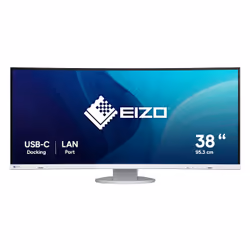 EIZO FlexScan EV3895-WT, 95,2 cm (37.5"), 3840 x 1600 pixels, UltraWide Quad HD+, LED, 5 ms, Blanc