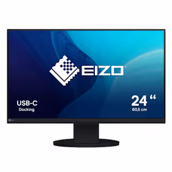 EIZO FlexScan EV2480-BK, 60,5 cm (23.8"), 1920 x 1080 pixels, Full HD, LED, 5 ms, Noir