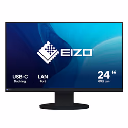 EIZO FlexScan EV2490-BK, 60,5 cm (23.8"), 1920 x 1080 pixels, Full HD, LED, 5 ms, Noir