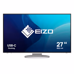 EIZO FlexScan EV2781, 68,6 cm (27"), 2560 x 1440 pixels, Quad HD, LED, 5 ms, Blanc
