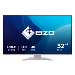 EIZO FlexScan EV3240X-WT, 80 cm (31.5"), 3840 x 2160 pixels, 4K Ultra HD, LCD, 5 ms, Blanc