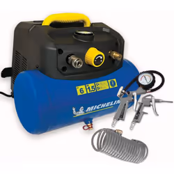 Description générale Le compresseur MICHELIN de 6 litres et 1,5 CV est un appareil portable, léger et idéal pour un usage quo ...