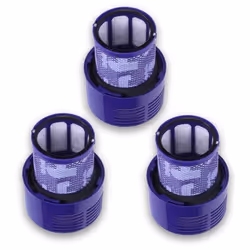 Lot de 3 filtres de remplacement pour Dyson V10 Series - OEM - Bleu - Filtration à Haute Efficacité