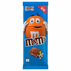 M&M'S Crispy, Chocolat au lait, 150 g, 2268 kJ, 543 kcal, 31 g, 20 g