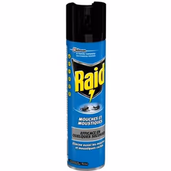 RAID Aérosol anti-mouches et moustiques - 400 ml