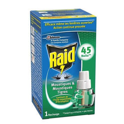 Raid  Electrique Liquide Recharge 45 Nuits Eucalyptus Fenetres Ouvertes Insecticides Ménagers - Lot de 3 - 300837