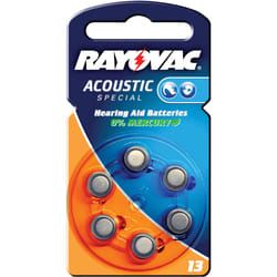 Rayovac Hearing aid 13, 6-pack Batterie à usage unique Zinc-Air