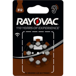 Rayovac 04607 745 418 pile domestique Batterie à usage unique 312, PR41 Zinc-Air