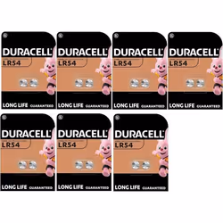 Pile bouton - DURACELL - LR54 LR1130 V10GA - Lot de 14 - Alcaline - Non rechargeable