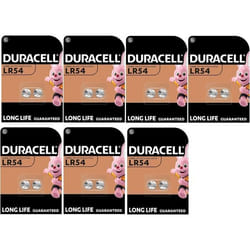 Pile bouton - DURACELL - LR54 LR1130 V10GA - Lot de 14 - Alcaline - Non rechargeable