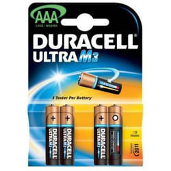 Duracell Ultra M3, AAA LR03 Batterie à usage unique Alcaline