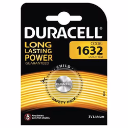 Duracell 1632, Batterie à usage unique, CR1632, Lithium, 3 V, 1 pièce(s), 137 mAh