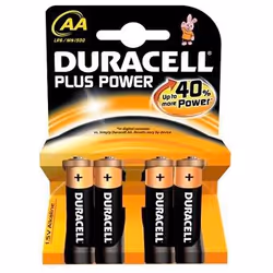 Duracell Plus Power AA 4 pcs, Batterie à usage unique, AA, Alcaline, 1,5 V, 4 pièce(s), 3250 mAh