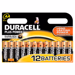 Duracell Plus Power, Batterie à usage unique, AA, Alcaline, 1,5 V, 12 pièce(s), Cylindrique